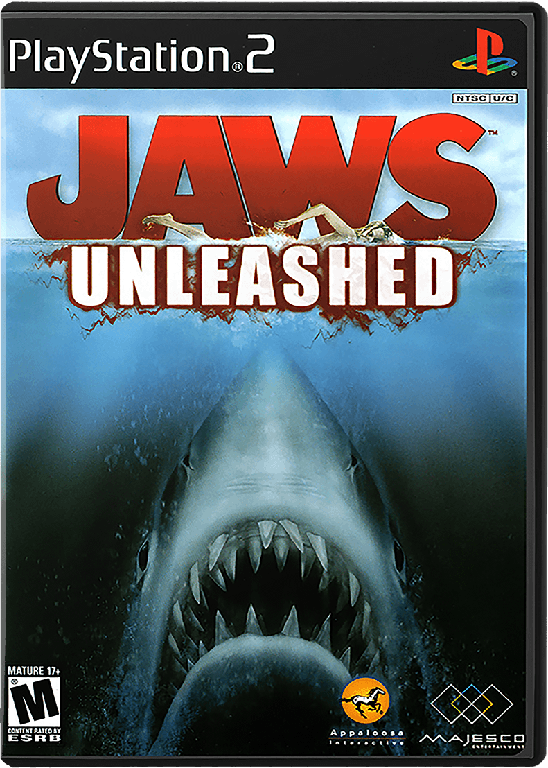 Jaws Unleashed box art for Playstation 2